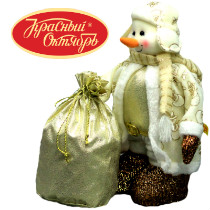 Сладкий новогодний подарок  весом 1000 грамм по цене 2028 руб