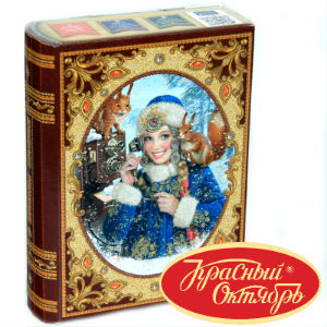 Детский подарок на Новый Год в картонной упаковке весом 1000 грамм по цене 758 руб